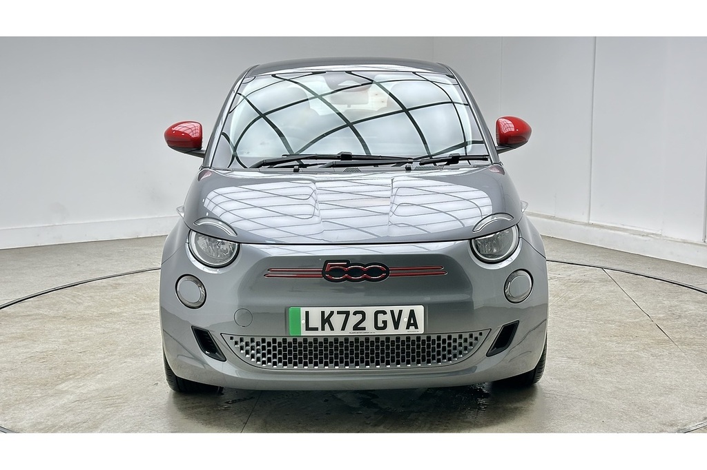 Fiat 500E Red Grey #3