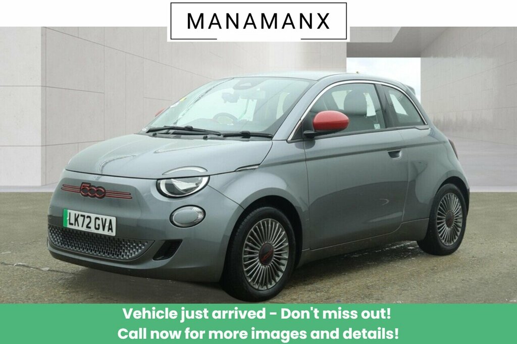 Fiat 500E Red Grey #4