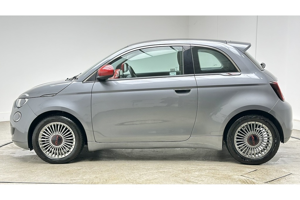 Fiat 500E Red Grey #6