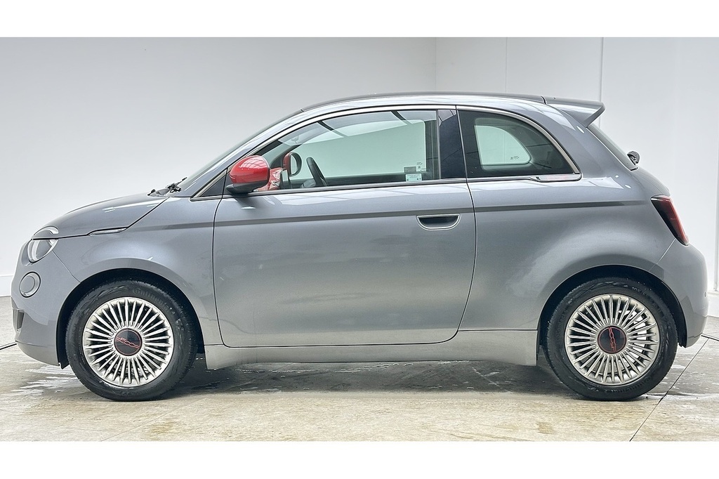 Fiat 500E Red Grey #6