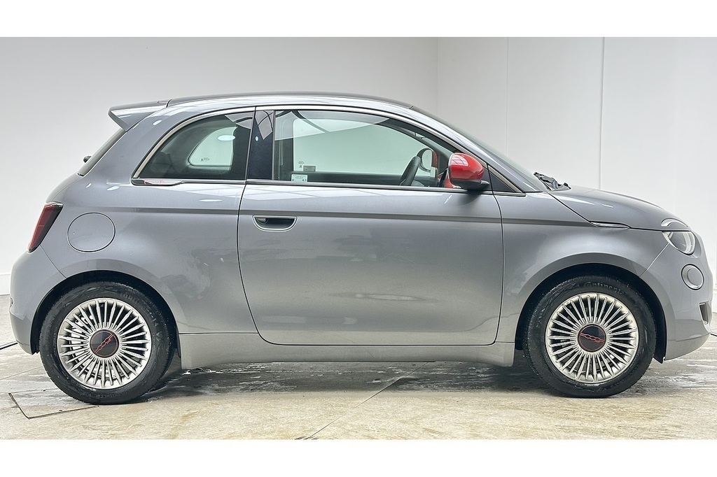 Fiat 500E Red Grey #4