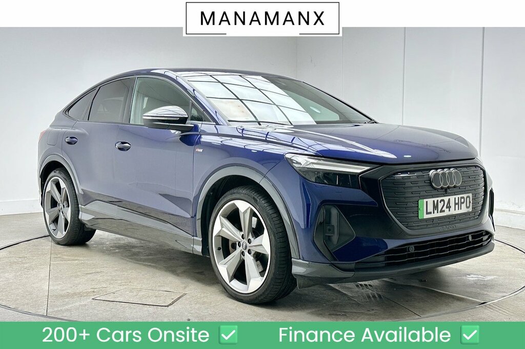 Audi Q4 E Tron Black Edition Blue