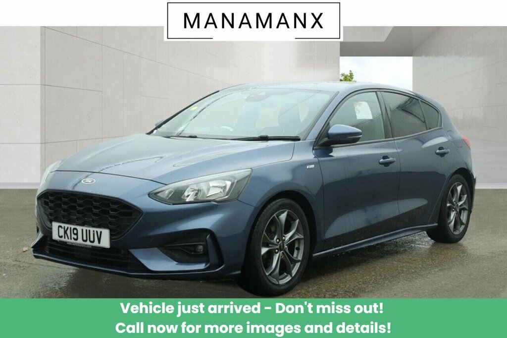 Ford Focus T Ecoboost St-line CK19UUV Blue #4