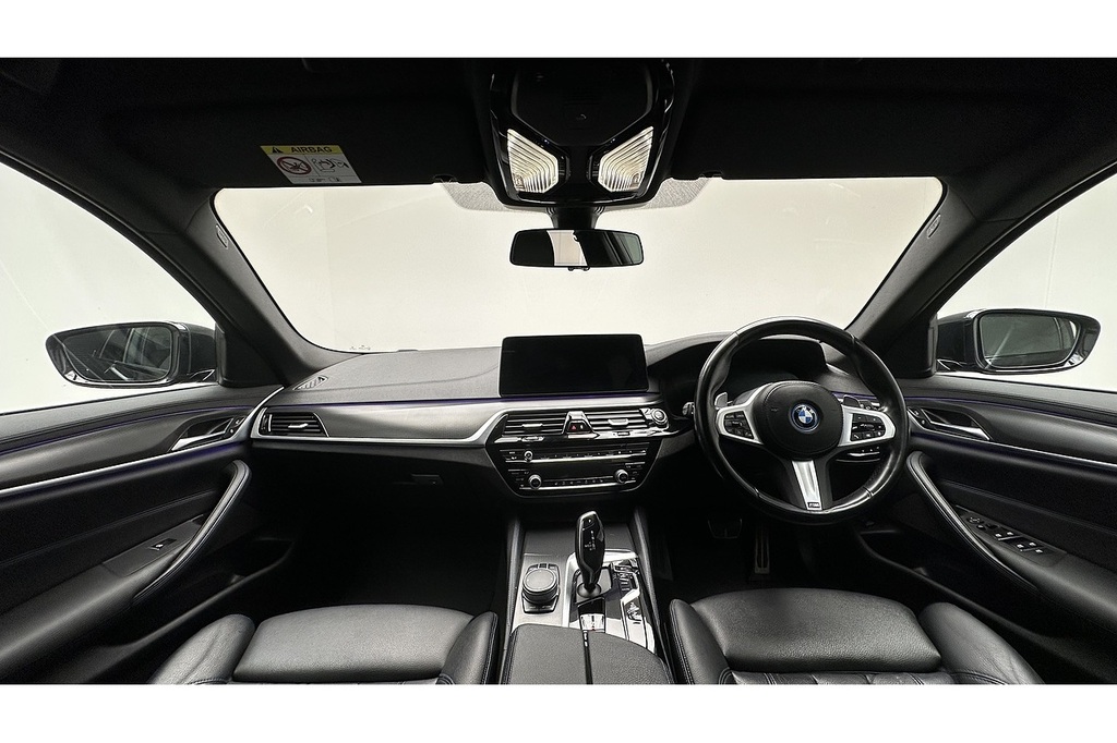 BMW 5 Series 530E M Sport Blue #2