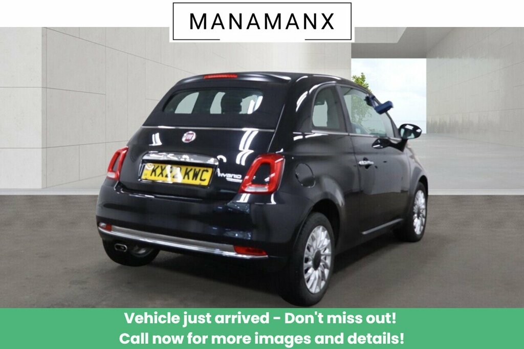 Fiat 500C Mhev Dolcevita Black #5