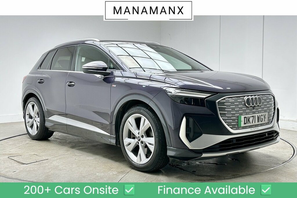 Audi Q4 E Tron S Line Purple