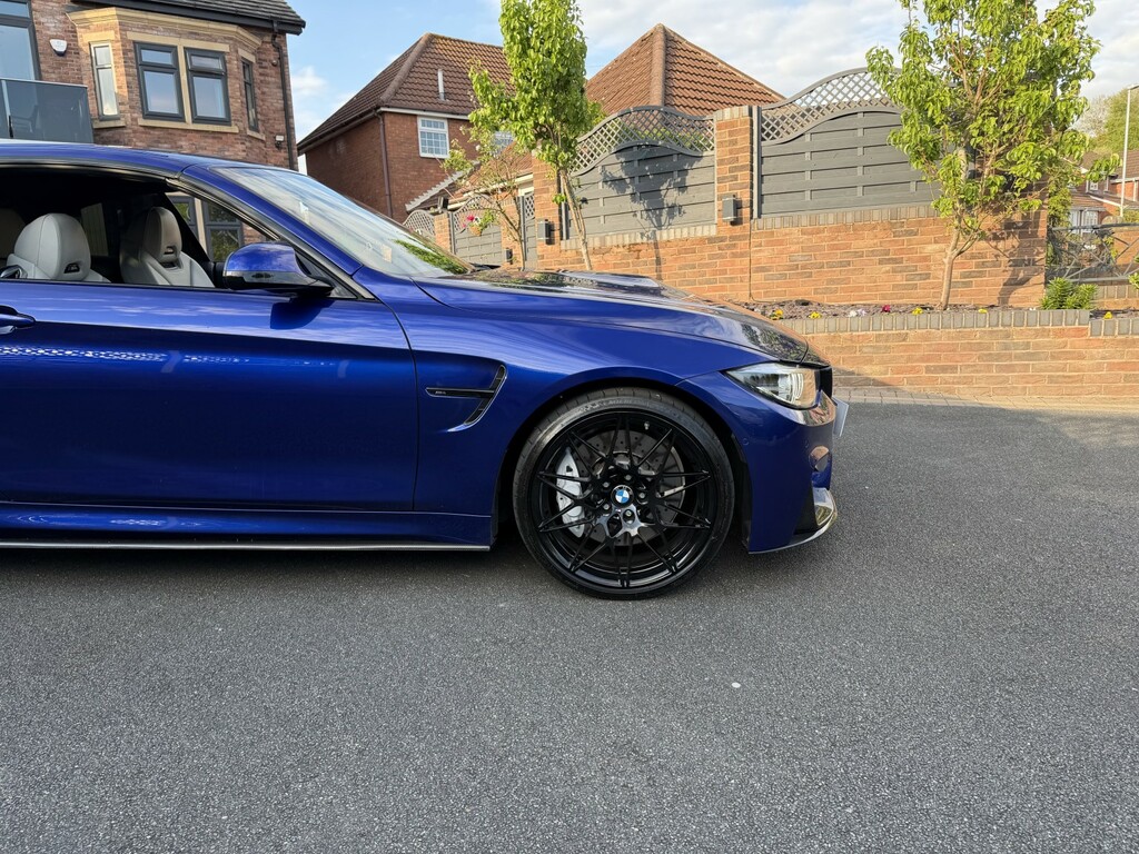 BMW M4 Convertible 3.0 M4 Convertible Competition Package LT67XZM Blue #2