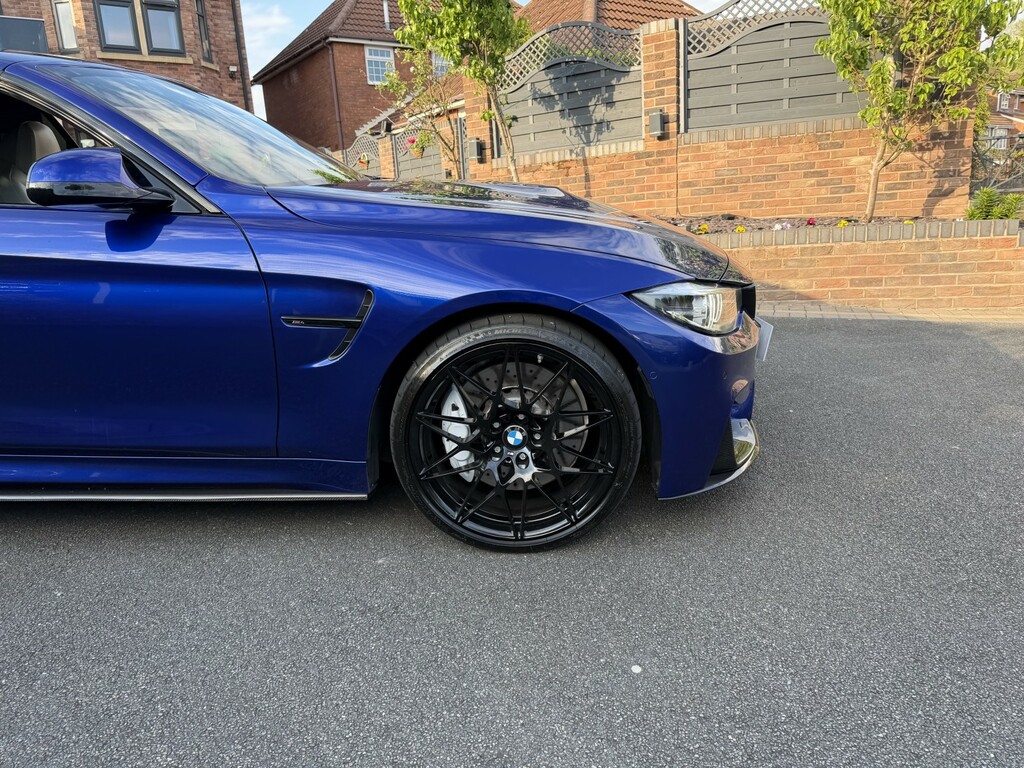 BMW M4 Convertible 3.0 M4 Convertible Competition Package LT67XZM Blue #3