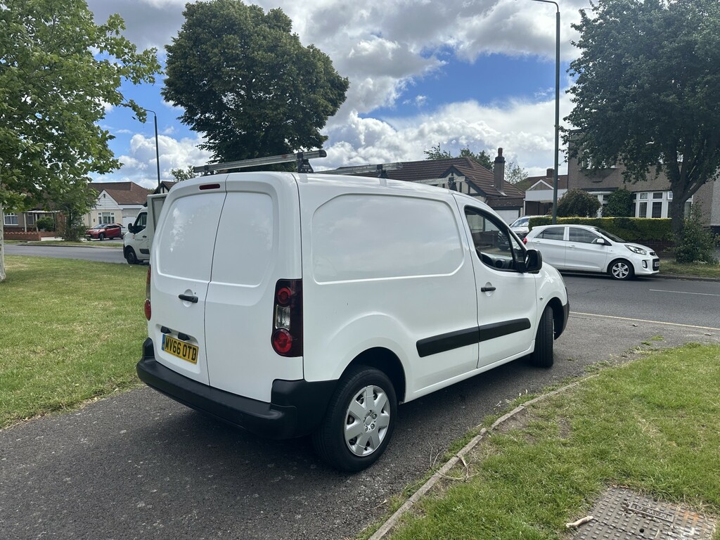 Peugeot Partner Panel Van 1.6 Hdi 850 S 201666 MV66OTD White #4