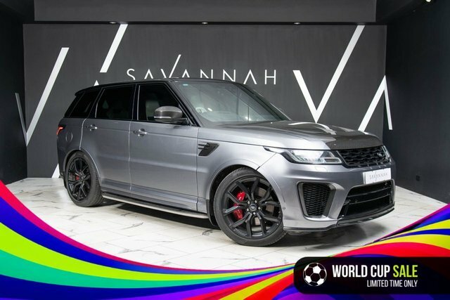 Land Rover Range Rover Sport 2021 5.0 P575 V8 Svr Carbon Edition Suv Black