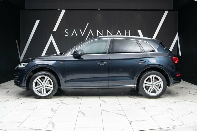 Audi Q5 2018 2.0 Tfsi S Line Suv S Tronic Quatt HG18SZO Blue #5