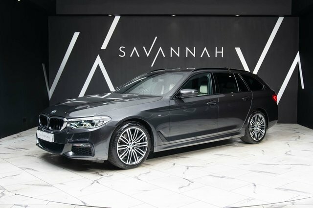 BMW 5 Series 2019 2.0 520D M Sport Touring Xdri Grey #4