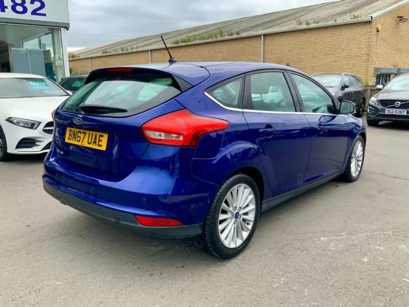 Ford Focus 1.5 Tdci 120 Titanium X - 2017 67 BN67UAE Blue #4