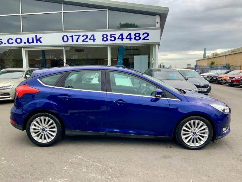 Ford Focus 1.5 Tdci 120 Titanium X - 2017 67 BN67UAE Blue #5