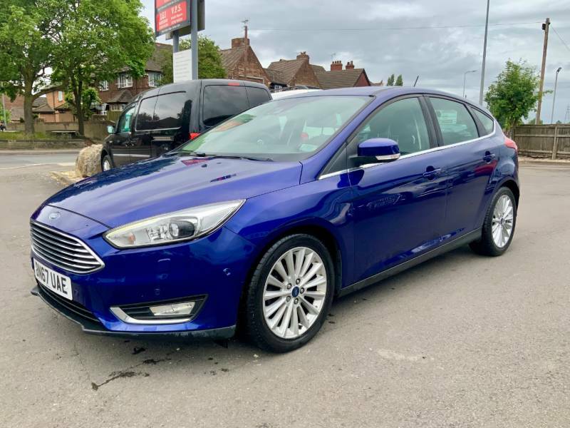 Ford Focus 1.5 Tdci 120 Titanium X - 2017 67 BN67UAE Blue #2