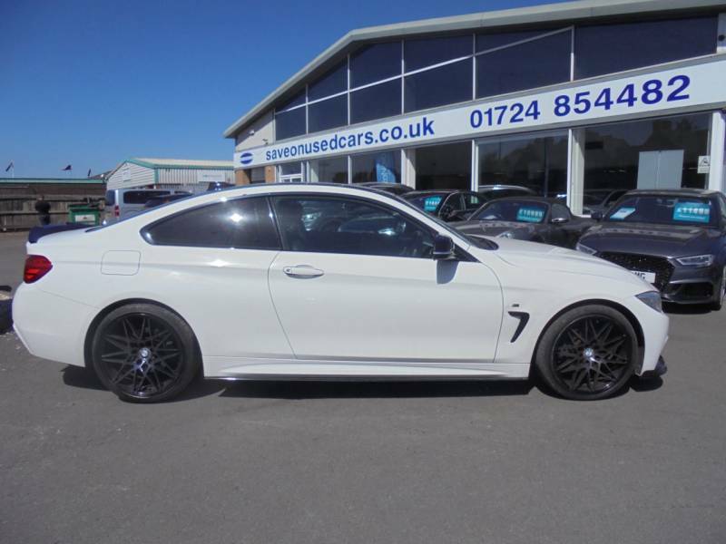 BMW 4 Series 420D M Sport White #4