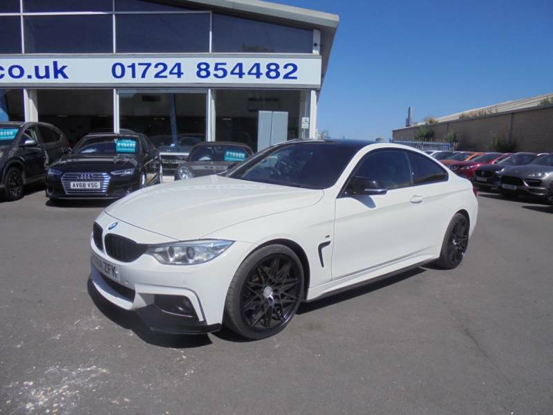 BMW 4 Series 420D M Sport White #2