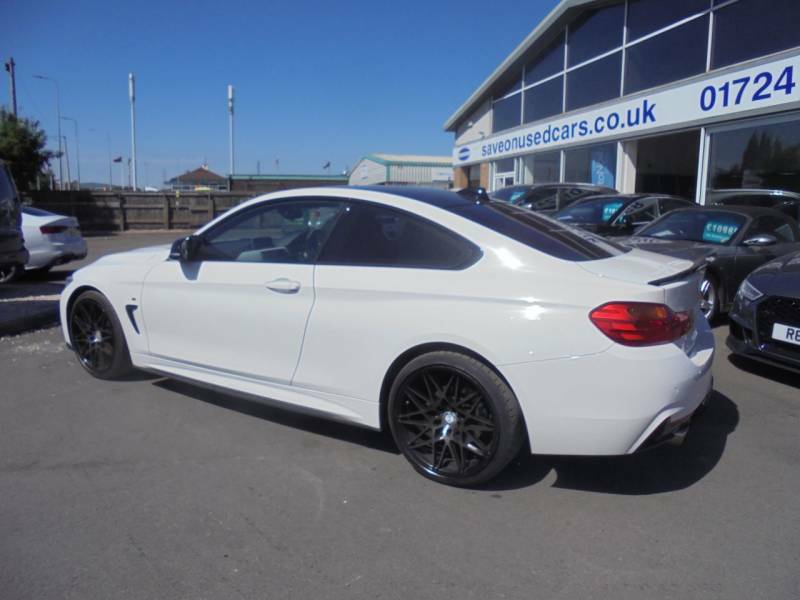 BMW 4 Series 420D M Sport White #3