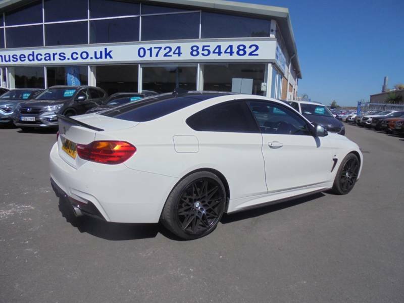 BMW 4 Series 420D M Sport White #6
