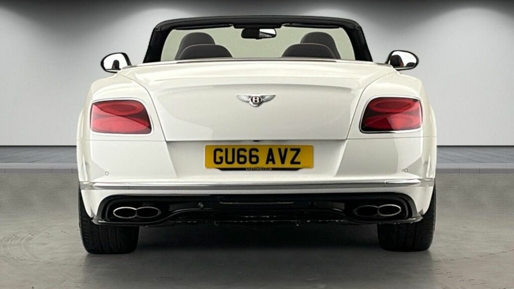 Bentley Continental Gt 4.0 V8 Gtc S Convertible 4Wd Euro GU66AVZ White #4