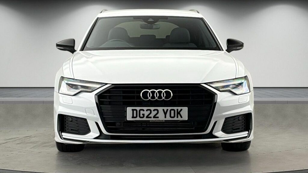 Audi A6 Avant 2.0 Tfsi 40 Black Edition Estate S Tron White #3
