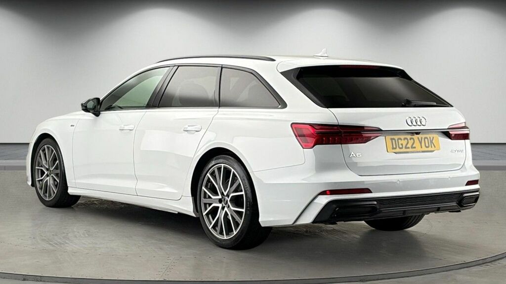 Audi A6 Avant 2.0 Tfsi 40 Black Edition Estate S Tron White #2