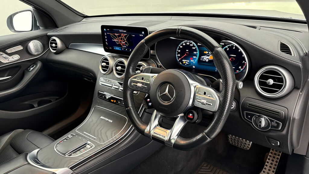 Mercedes-Benz GLC Class 4.0 Glc63 V8 Biturbo Amg Premium Plus Coupe WX70VCG Silver #5