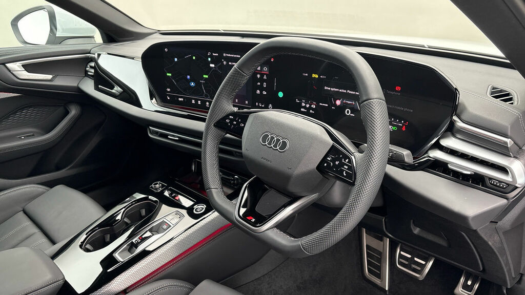 Audi A5 2.0 E-hybrid 25.9Kwh S Line Saloon Plug RK75DMU White #5