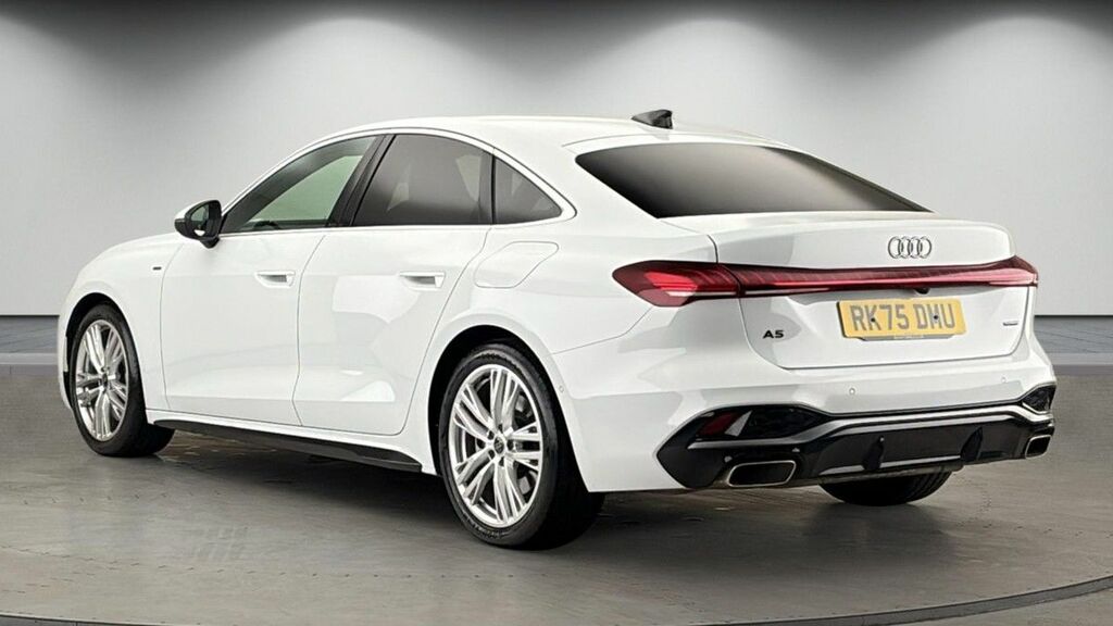 Audi A5 2.0 E-hybrid 25.9Kwh S Line Saloon Plug RK75DMU White #2