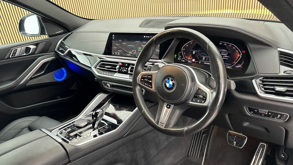 BMW X6 3.0 40D Mht M Sport Suv Hybrid Xdr OV72NNF Blue #5