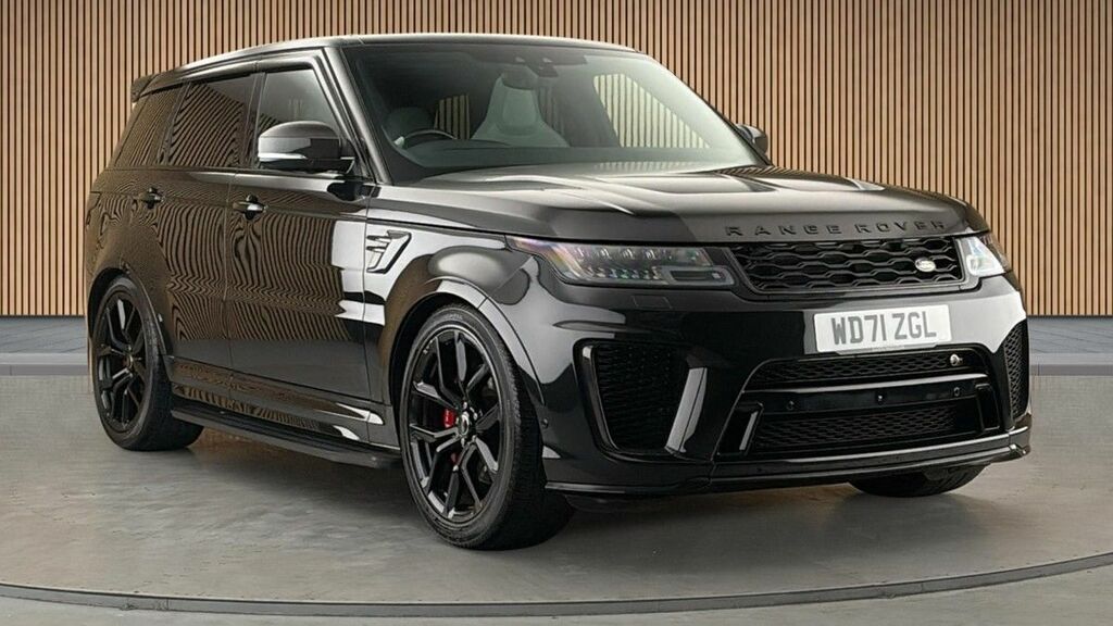 Land Rover Range Rover Sport 5.0 P575 V8 Svr Carbon Edition Suv YR13SVR Black