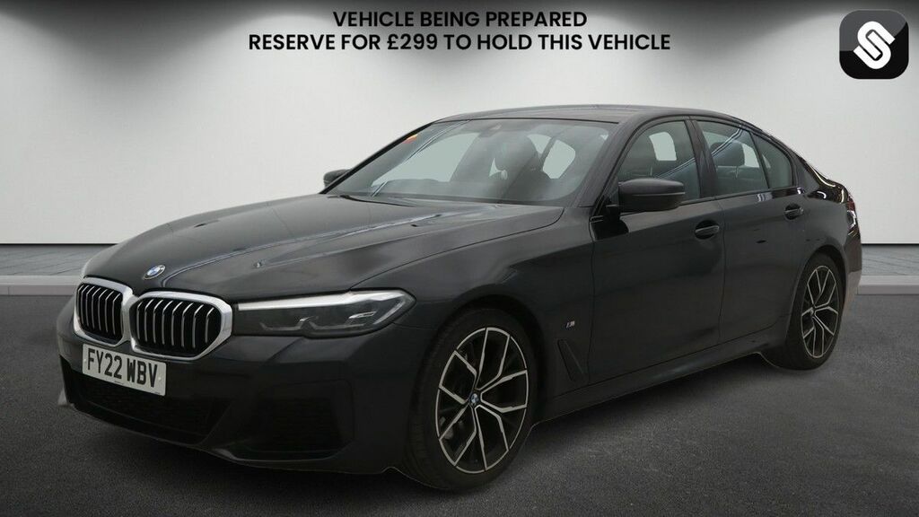 BMW 5 Series 2.0 520D Mht M Sport Saloon Hybrid Step Blue #2