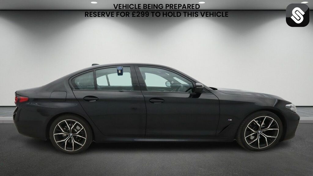 BMW 5 Series 2.0 520D Mht M Sport Saloon Hybrid Step Blue #5