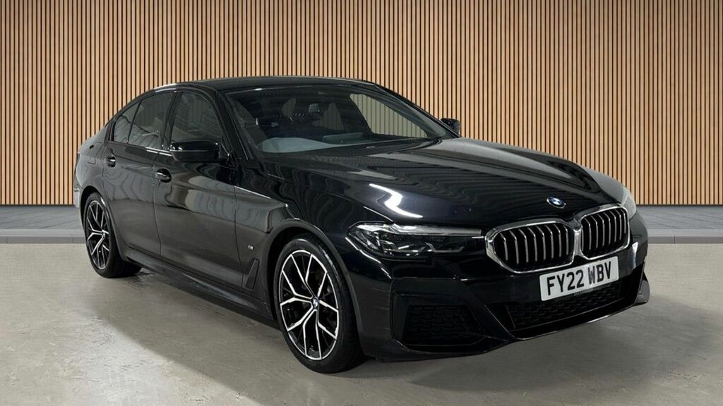 BMW 5 Series 2.0 520D Mht M Sport Saloon Hybrid Step Blue