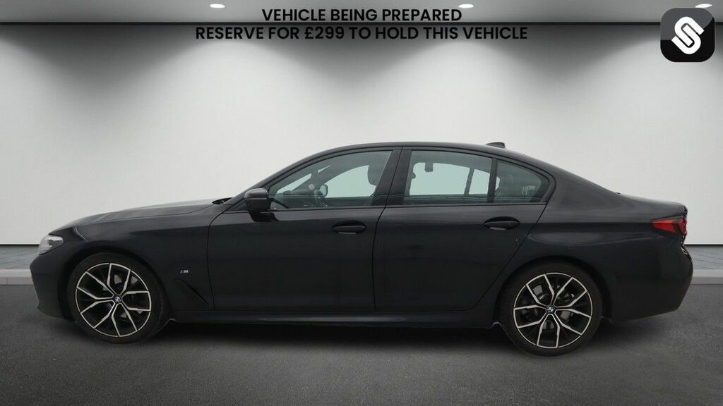 BMW 5 Series 2.0 520D Mht M Sport Saloon Hybrid Step Blue #6