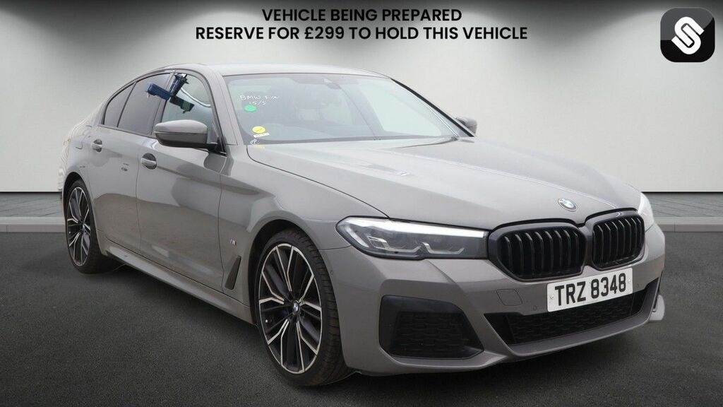 BMW 5 Series 2.0 520I Mht M Sport Saloon Hybrid Step Grey