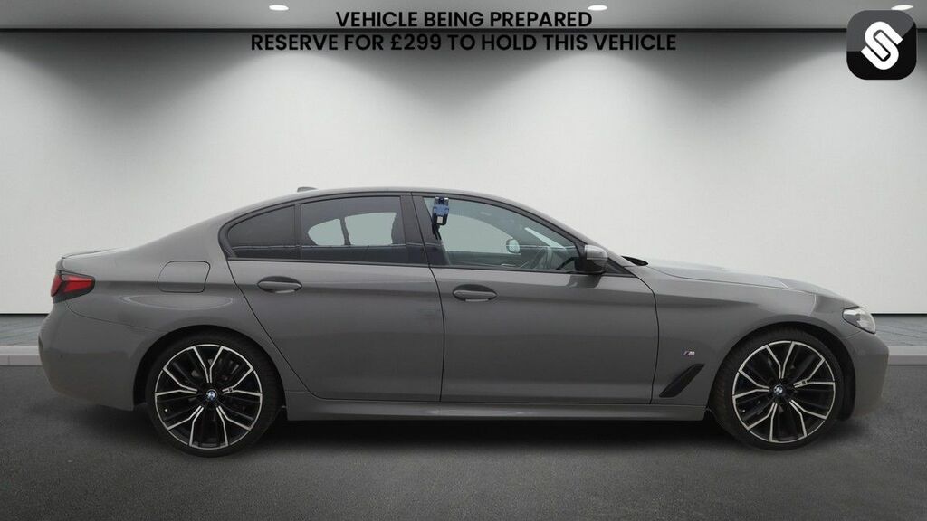 BMW 5 Series 2.0 520I Mht M Sport Saloon Hybrid Step Grey #5
