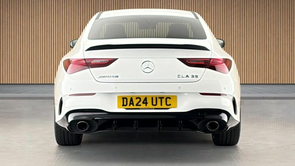 Mercedes-Benz CLA Class 2.0 Cla35h Mhev Amg Premium Plus Coupe Petro DA24UTC White #4