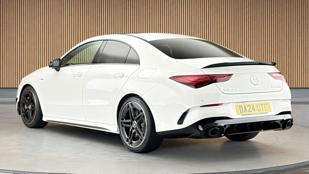 Mercedes-Benz CLA Class 2.0 Cla35h Mhev Amg Premium Plus Coupe Petro DA24UTC White #2