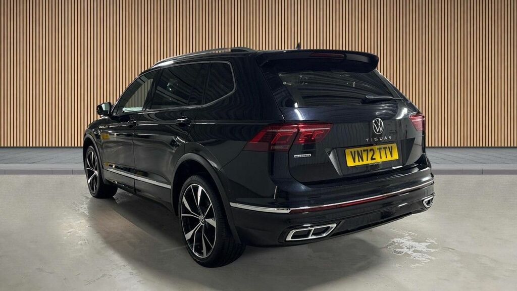 Volkswagen Tiguan Allspace 2.0 Tdi R-line Suv Dsg Euro 6 Ss 15 VN72TTV Black #2