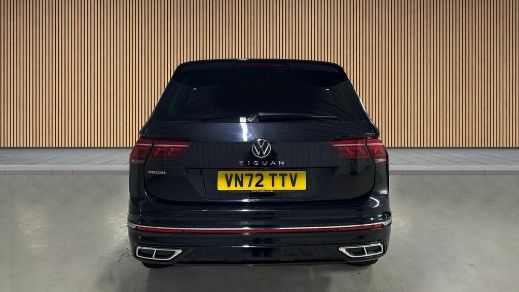 Volkswagen Tiguan Allspace 2.0 Tdi R-line Suv Dsg Euro 6 Ss 15 VN72TTV Black #4