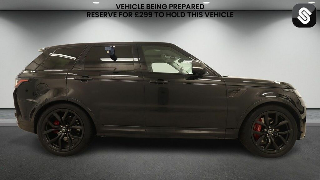 Land Rover Range Rover Sport 5.0 P575 V8 Svr Carbon Edition Suv Black #5