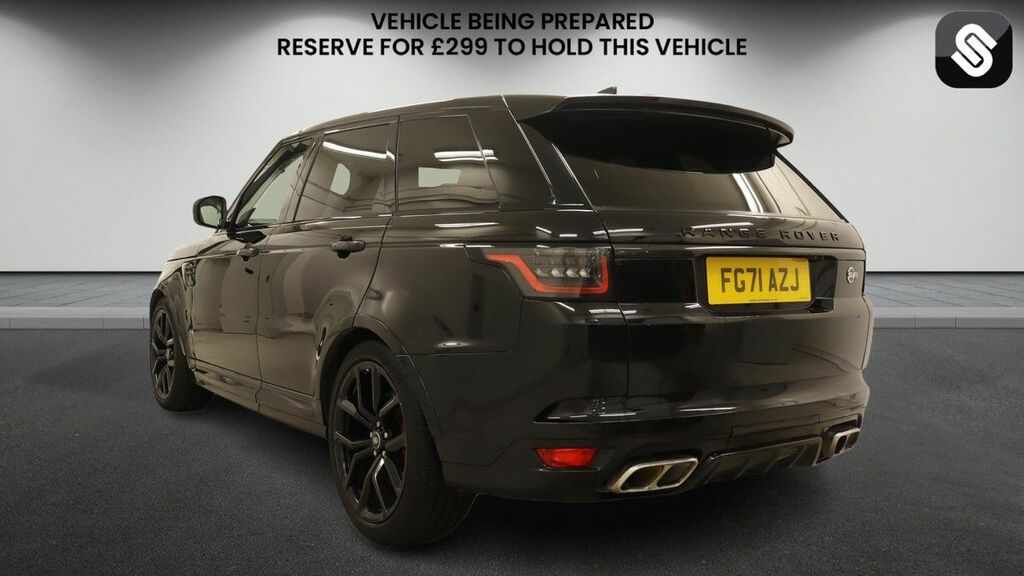 Land Rover Range Rover Sport 5.0 P575 V8 Svr Carbon Edition Suv Black #3