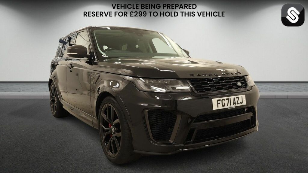 Land Rover Range Rover Sport 5.0 P575 V8 Svr Carbon Edition Suv Black