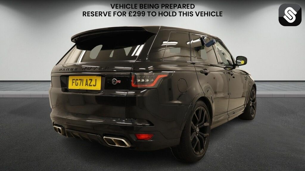 Land Rover Range Rover Sport 5.0 P575 V8 Svr Carbon Edition Suv Black #4