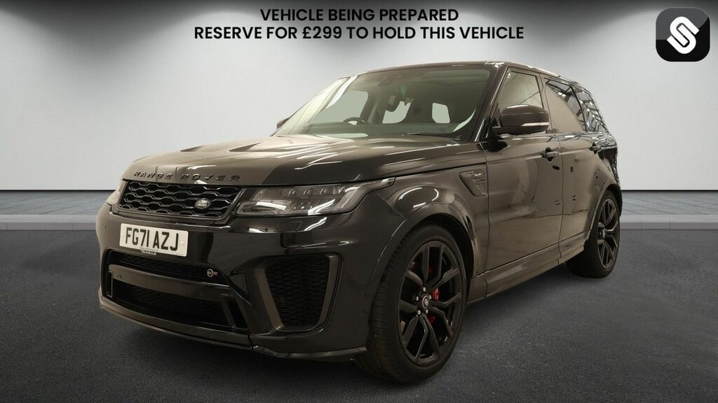 Land Rover Range Rover Sport 5.0 P575 V8 Svr Carbon Edition Suv Black #2