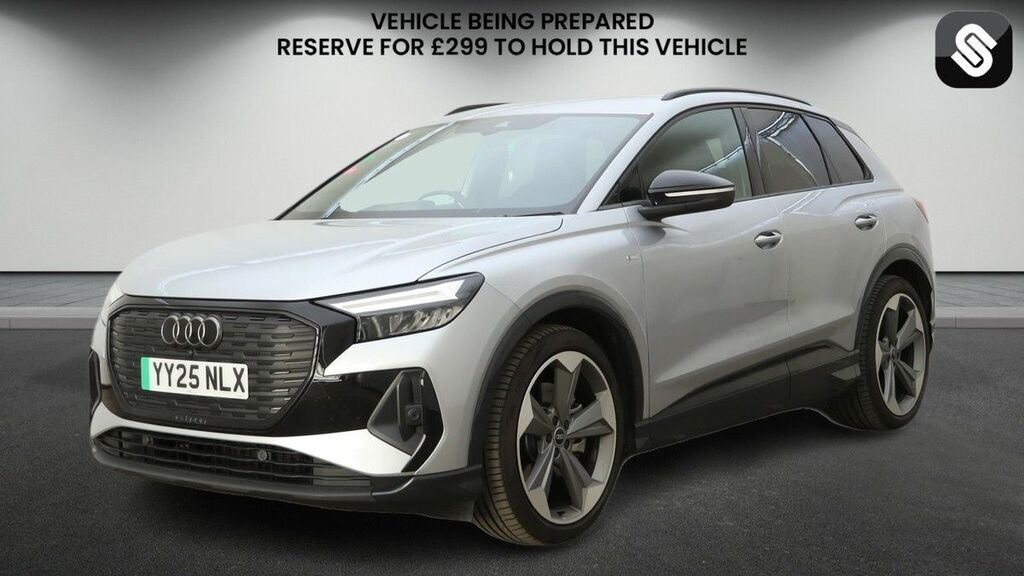 Audi Q4 E Tron 45 Black Edition Suv Quattro 82K Silver #2