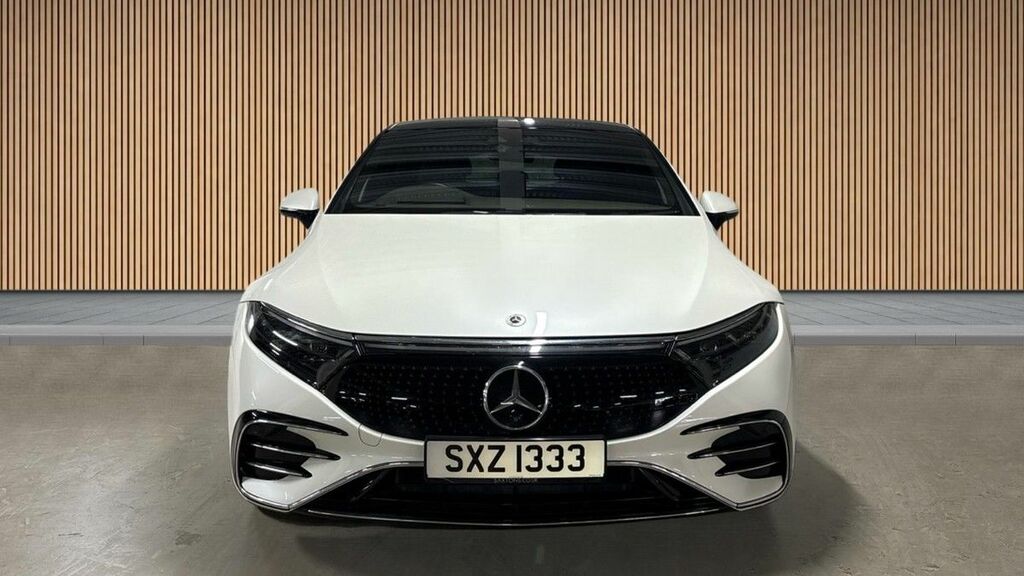 Mercedes-Benz EQS Business Class White #3