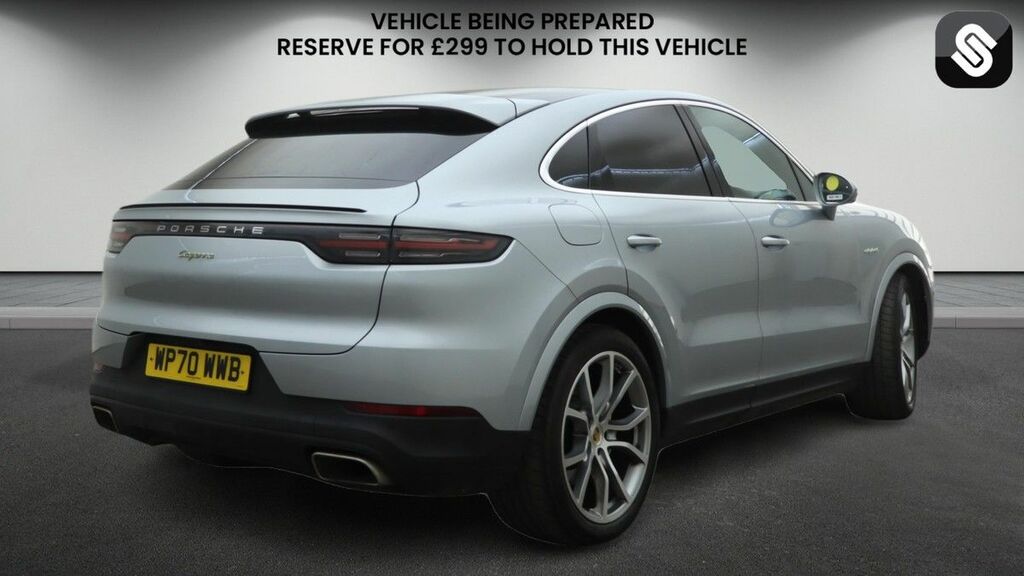 Porsche Cayenne 3.0 V6 E-hybrid 17.9Kwh Coupe Plug-in H Silver #4