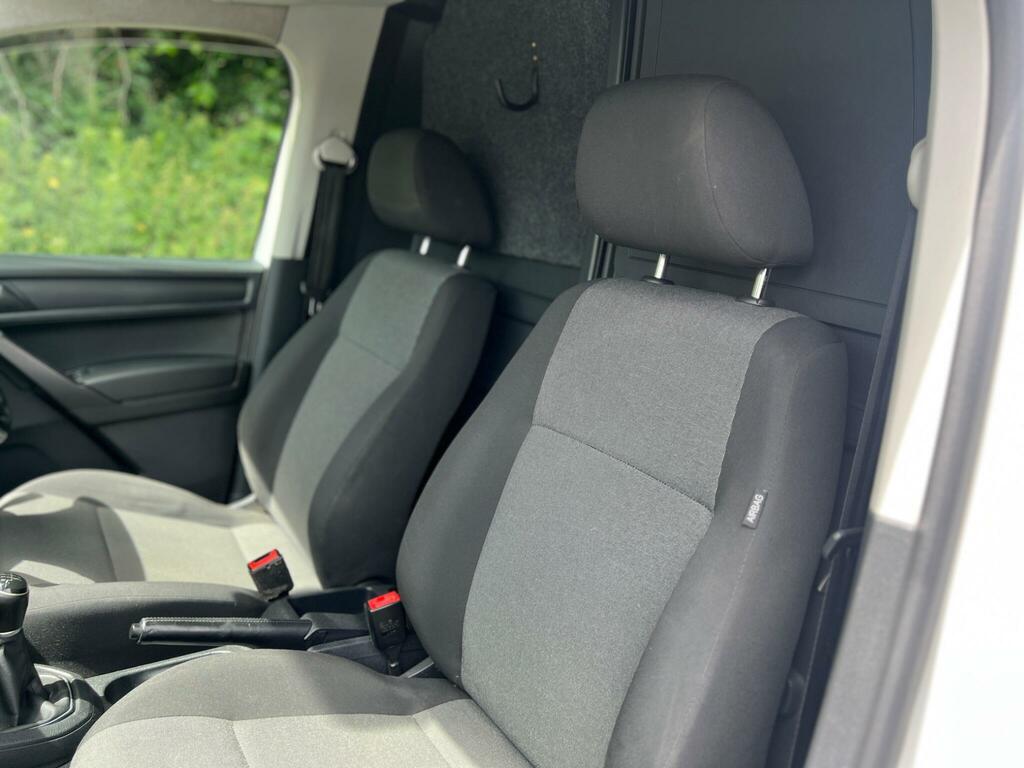 Volkswagen Caddy Panel Van C20 Tdi Highline 201767 Red #79